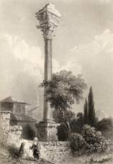 Marcian Säule, Gemälde von William Henry Bartlett